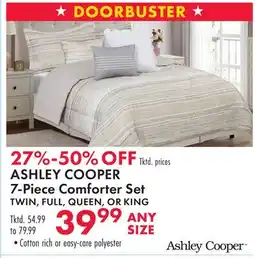 Boscov's ASHLEY COOPER 7-Piece Comforter Set offer