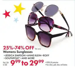 Boscov's Womens Sunglasses offer