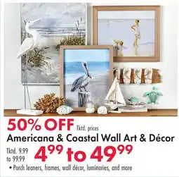 Boscov's Americana & Coastal Wall Art & Décor offer