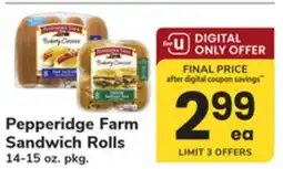 ACME Pepperidge Farm Sandwich Rolls offer