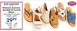 Boscov's Womens Summer Sandals & Casual Shoes offer