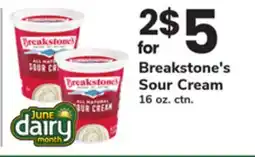 ACME Breakstone's Sour Cream offer