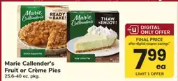 ACME Marie Callender's Fruit or Crème Pies offer