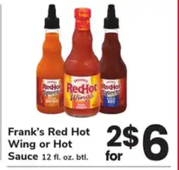 ACME Frank's Red Hot Wing or Hot Sauce offer