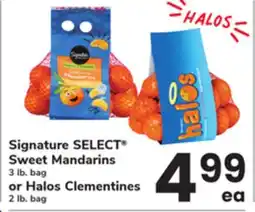 ACME Signature SELECT Sweet Mandarins 3 lb. bag or Halos Clementines 2 lb. bag offer