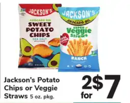 ACME Jackson's Potato Chips or Veggie Straws offer