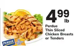 ACME Perdue Thin Sliced Chicken Breasts or Tenders offer