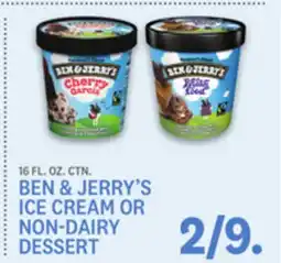 Kings Food Markets BEN & JERRY'S ICE CREAM OR NON-DAIRY DESSERT offer