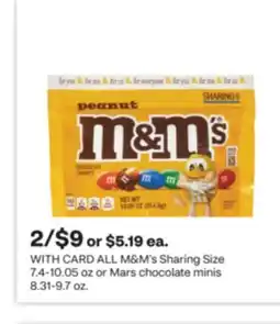 CVS ALL M&M'S Sharing Size offer