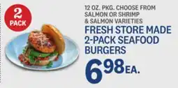 Kings Food Markets FRESH STORE MADE 2-PACK SEAFOOD BURGERS offer