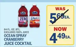 Kings Food Markets OCEAN SPRAY CRANBERRY JUICE COCKTAIL offer