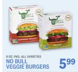 Kings Food Markets NO BULL VEGGIE BURGERS offer
