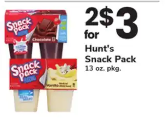 ACME Hunt's Snack Pack offer