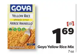 Weis Markets Goya Yellow Rice Mix offer