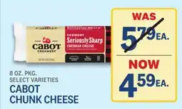 Kings Food Markets CABOT CHUNK CHEESE offer
