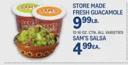 Kings Food Markets SAM'S SALSA STORE MADE FRESH GUACAMOLE offer