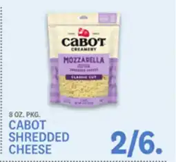 Kings Food Markets CABOT SHREDDED CHEESE offer