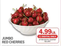 Kings Food Markets JUMBO RED CHERRIES offer