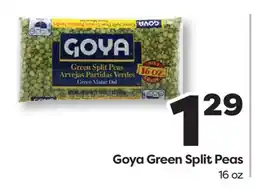 Weis Markets Goya Green Split Peas offer