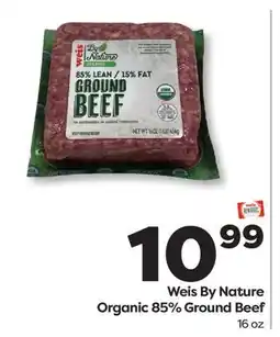 Weis Markets Weis By Nature Organic 85% Ground Beef offer