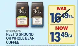 Kings Food Markets PEET'S GROUND OR WHOLE BEAN COFFEE offer