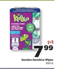 Weis Markets Kandoo Sensitive Wipes offer
