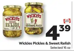 Weis Markets Wickles Pickles & Sweet Relish offer