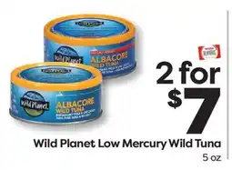 Weis Markets Wild Planet Low Mercury Wild Tuna offer