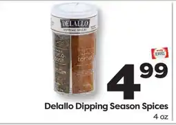 Weis Markets Delallo Dipping Season Spices offer