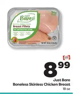Weis Markets Just Bare Boneless Skinless Chicken Breast offer