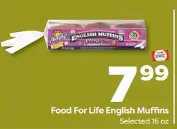Weis Markets Food For Life English Muffins offer
