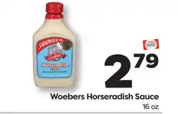 Weis Markets Woebers Horseradish Sauce offer
