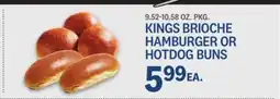 Kings Food Markets KINGS BRIOCHE HAMBURGER OR HOTDOG BUNS offer