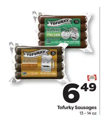 Weis Markets Tofurky Sausages offer