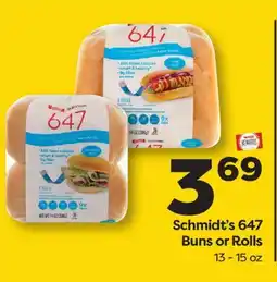 Weis Markets Schmidt's 647 Buns or Rolls offer