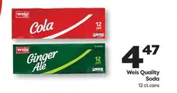 Weis Markets Weis Quality Soda offer