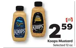 Weis Markets Koops Mustard offer