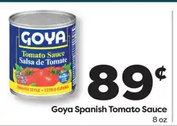 Weis Markets Goya Spanish Tomato Sauce offer