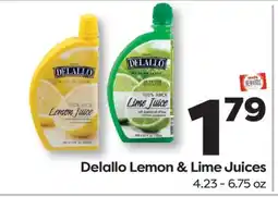 Weis Markets Delallo Lemon & Lime Juices offer