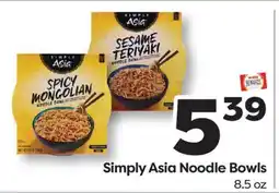 Weis Markets Simply Asia Noodle Bowls offer