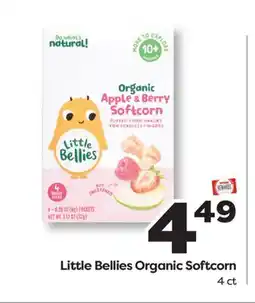 Weis Markets Little Bellies Organic Softcorn offer