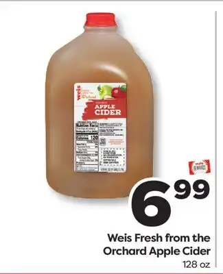 Weis Markets Weis Fresh from the Orchard Apple Cider offer