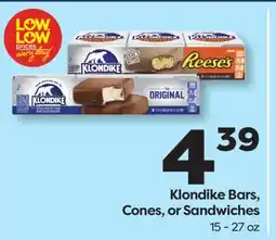 Weis Markets Klondike Bars, Cones, or Sandwiches offer
