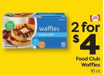 Weis Markets Food Club Waffles offer