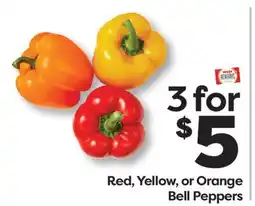 Weis Markets Red, Yellow, or Orange Bell Peppers offer