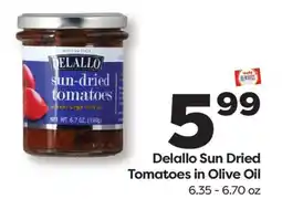 Weis Markets Delallo Sun Dried Tomatoes in Olive Oil offer