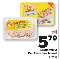 Weis Markets Oscar Mayer Deli Fresh Lunchmeat offer