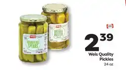 Weis Markets Weis Quality Pickles offer