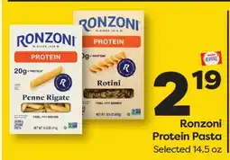 Weis Markets Ronzoni Protein Pasta offer