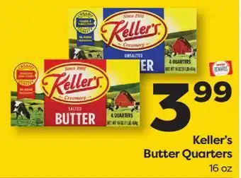 Weis Markets Keller's Butter Quarters offer